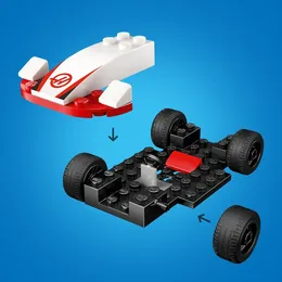 לגו סיטי - (60464) מכוניות מרוץ פורמולה 1 Williams Racing ו- Haas