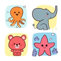 לימודי ציור - גורים |Djeco