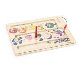 מבוך מגנטי פירות-התאמת צבע ומספר| ויגה