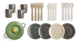 סט אוכל GREEN BEAN | כלים למטבח ילדים