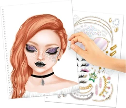 חוברת צביעה איפור | טופ מודל