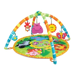 אוניברסיטה ומשטח משחק חיות הג'ונגל