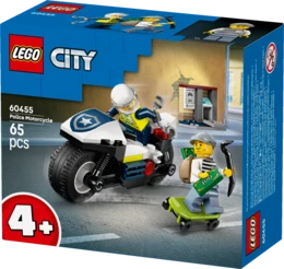 לגו סיטי - מרדף על אופנוע משטרה 60455