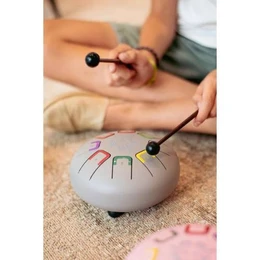 תוף בייבי 8 תווים – אפור | Tambu