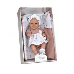 בובות תינוקת רוזה שמלה וסרט | Arias Elegance