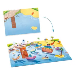 יצירה - מדבקות תלת מימד רכבים | Djeco