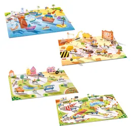 יצירה - מדבקות תלת מימד רכבים | Djeco