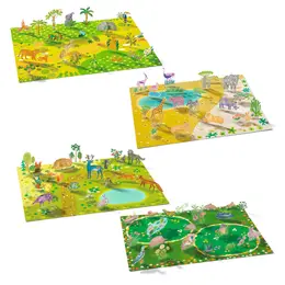 יצירה - מדבקות תלת מימד הסוואנה | Djeco