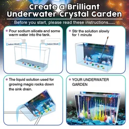 מדע קריסטלים מתחת למים