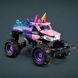 לגו טכני - MONSTER JAM SPARKLE SMASH משוך וסע 42220