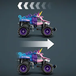 לגו טכני - MONSTER JAM SPARKLE SMASH משוך וסע 42220