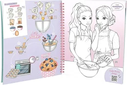 חוברת יצירה ומדבקות cake & bake | טופ מודל