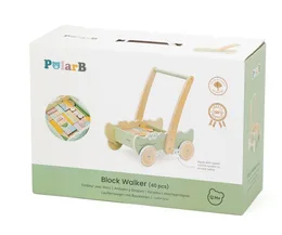 עגלת קוביות מעץ |פולאר בי