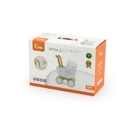 עגלת בובה לבנה | ויגה