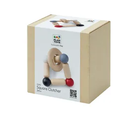 רעשן מרובע מעץ | Plan Toys