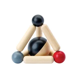 רעשן משולש מעץ | Plan Toys