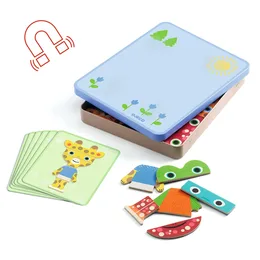 מגנטים אינ-זה-בוקס - חיות משוגעות | Djeco