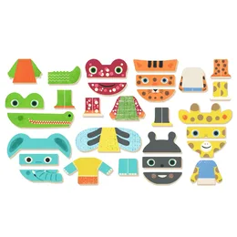 מגנטים אינ-זה-בוקס - חיות משוגעות | Djeco