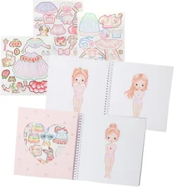 חוברת מדבקות הנסיכה מימי | טופ מודל