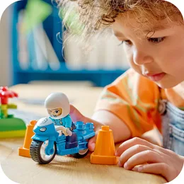 לגו דופלו - אופנוע משטרתי כחול 10471