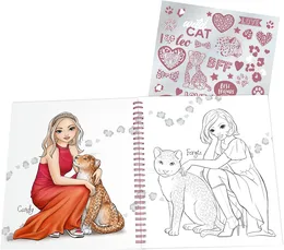 חוברת צביעה LEOHEART - טופ מודל TOP MODEL