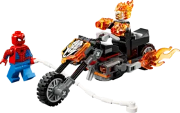 לגו מרוול - ספיידרמן נגד גוסט ריידר על אופנוע 76335