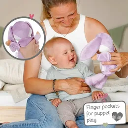 בייבי בורן בובת יד רכה 26 ס"מ - ארנבון