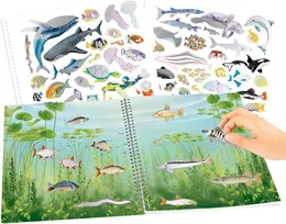 חוברת מדבקות אוקיינוס | טופ מודל