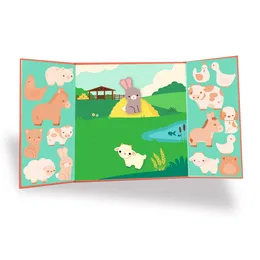 יצירה לקטנטנים - הדבקה רב פעמית חווה | Djeco