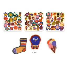 יצירה לקטנטנים - 60 מדבקות לבד החמודים | Djeco
