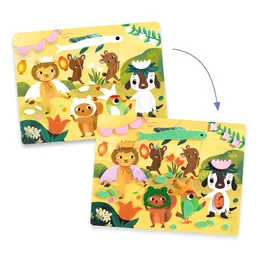 יצירה הדבקה חגיגה נוצצת | Djeco