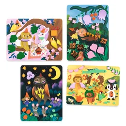 יצירה הדבקה חגיגה נוצצת | Djeco