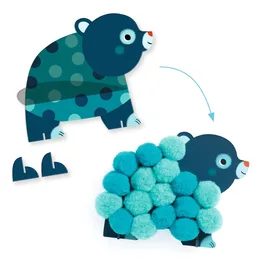 יצירה לקטנטנים - גורים פלאפיים | Djeco