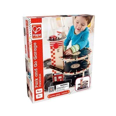 סט משחק חניון מכוניות מעץ | HAPE