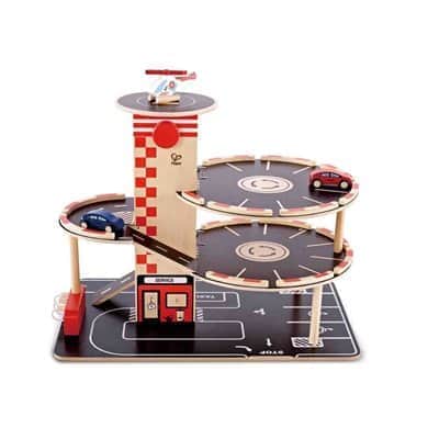 סט משחק חניון מכוניות מעץ | HAPE