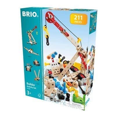 BRIO סט בניה של 211 חלקים