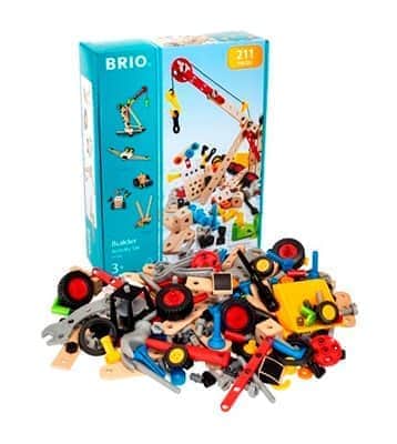 BRIO סט בניה של 211 חלקים