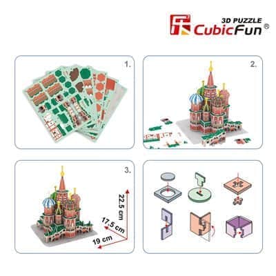 פאזל תלת מימדי -כניסיית וסילי מוסקבה