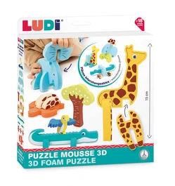 פאזל תלת מימד לאמבט חיות | LUDI