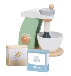 סט מיקסר מעץ