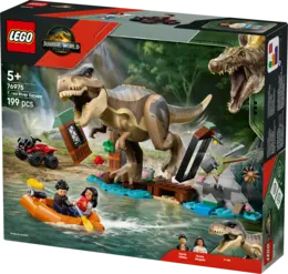 לגו פארק היורה - בריחה מטי רקס בנהר 76975