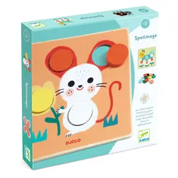 פאזל עץ - עיגולים צבעוניים | Djeco