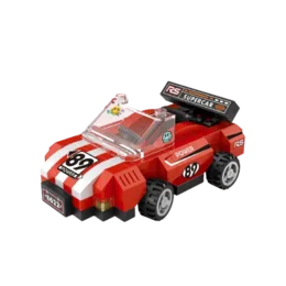 הרכבה של מכונית מירוץ אדומה | LOZ