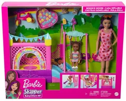 בובת ברבי מארז גן שעשועים סקיפר בייביסטר