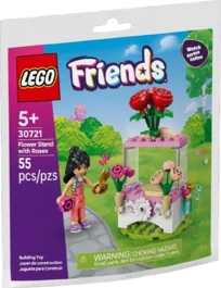 לגו חברות – דוכן פרחים עם ורדים