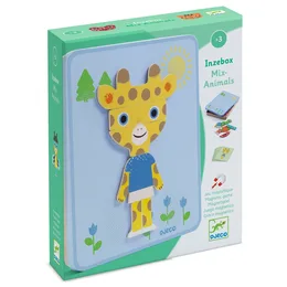 מגנטים אינ-זה-בוקס - חיות משוגעות | Djeco