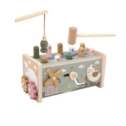 ספסל פעילות מעץ