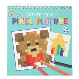 חוברת צביעה פיקסלים - טופ מודל