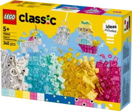 לגו קלאסיק - קופסה שקופה קסומה 11040