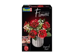 פאזל תלת-מימד מעץ – פרחי ורדים באגרטל | REVELL